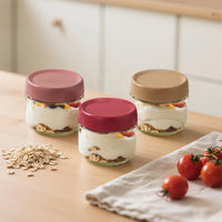 TBWIND 12 Pack 10oz Glass Jars with Lids, Airtight Overnight Oats Containers, Salad & Yogurt Storage, Mason Jars for Snacks, Spices, Meal Prep – Reusable