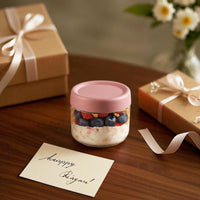 TBWIND 12 Pack 10oz Glass Jars with Lids, Airtight Overnight Oats Containers, Salad & Yogurt Storage, Mason Jars for Snacks, Spices, Meal Prep – Reusable