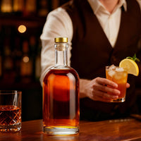 TBWIND 12 oz/375ml Clear Glass Bottles with Cork, 12 Pack Clear Liquor Bottles, Thick Heavy Base Airtight Wine Bottles for Beverages, Liquor, Whiskey, Oil, Vinegar, Wedding Favors & Crafts