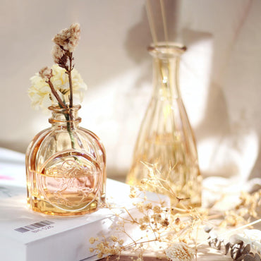 TBWIND Gold Amber Glass Bud Vases Set of 12, Small Vases for Flowers, Champagne Mini Vintage Vases for Centerpieces,Bud Vase in Bulk for Wedding Decor,Single Flowers,Office and Home Table Flower Décor