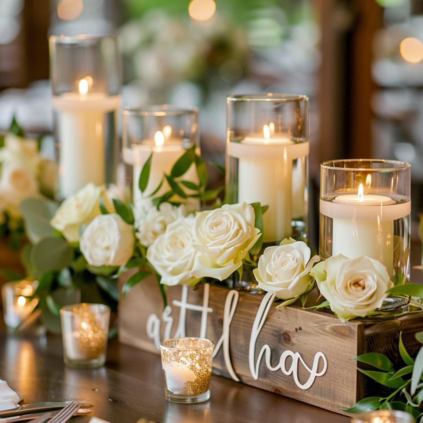 TBWIND 16 Pack Glass Cylinder Vases 4, 6, 8, 10 Inch Tall Clear Flower Vases for Table Centerpieces Wedding Decoration, Hurricane Floating Candle Holder for Party Home Decor