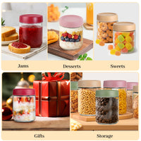 TBWIND 12-Pack 16oz Glass Jars with Lids, Airtight Overnight Oats Containers, Salad& Yogurt Storage, Mason Jars for Snacks, Spices, Meal Prep – Reusable